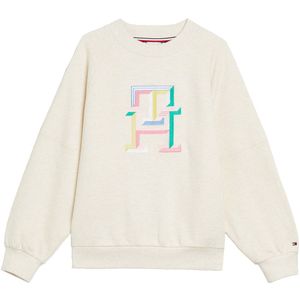 Tommy Hilfiger Sweatshirt - Multi Kleurenmonogram - Calico Heide - Tommy Hilfiger - 6 jaar (116) - Sweatshirt
