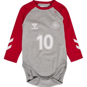 Hummel Romper l/æ - DBU Speldag - Grey Melange - Hummel - 1½ jaar (86) - Romper L/S
