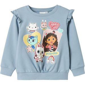 Gabby's Dollhouse - Sweatshirt - Lange Mouwen - Ronde Hals - Met Ruches