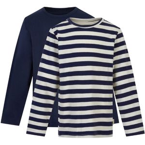 Minymo - Longsleeve Basic 34 - Shirt - Marshmallow - 2er Pack