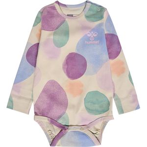 Hummel Romper l/s - hmlAnny - Witkap Grey - Hummel - 62 - Romper L/S