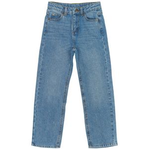 The New Jeans - Straight Fit - TnPrue - Light Blue Denim m. Brod - The New - 5-6 jaar (110-116) - Jeans