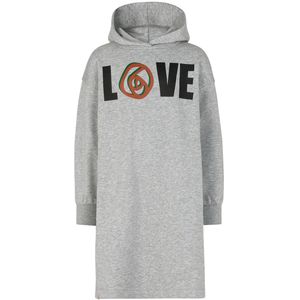 Rosemunde Sweatjurk - Light Grey Logo Print - Rosemunde - 6 jaar (116) - Jurk