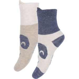 Minymo Sokken - 2-pack - Blue Nights m. Panda's - Minymo - 15/18 - Sokken