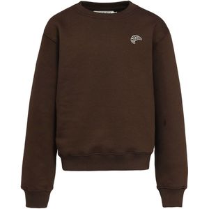 Hound Sweatshirt - HdSofia - Dark Brown - Hound - 8 jaar (128) - Sweatshirt