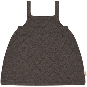 Petit Piao Jurk - Gebreid - Dark Oak - Petit Piao - 2 jaar (92) - Jurk
