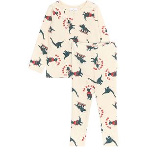 The New Pyjama set - Rib - TnstHoliday - Gardenia Dino - The New - 1½ jaar (86) - Pyjama - Tweedelig