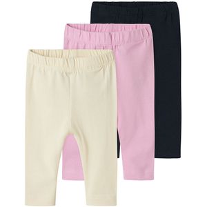 Name It Leggings - 3-pack - NbfVuvivien - Summer Zand - Name It - 68 - Leggings