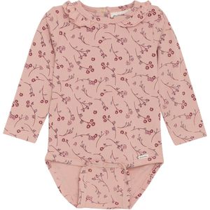 Minymo Romper l/s - AOP - Misty Rose - Minymo - 56 - Romper L/S