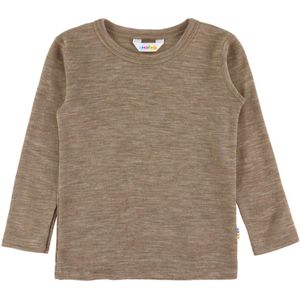 Joha Blouse - Wol/Zijde - Beige Melange - Joha - 90 - Shirts