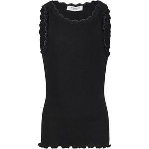 Rosemunde Top - Rib - Balta - Zwart m. Veter - Rosemunde - 8 jaar (128) - Tanktop