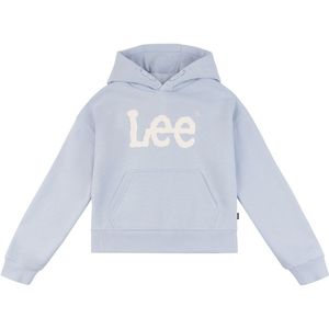 Lee Hoodie - Wiebelende afbeelding - Zen Blue - Lee - 9-10 jaar (134-140) - Hoodie