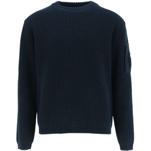 C.P. Company Blouse - Gebreid - Total Eclipse Blue - C.P. Company - 10 jaar (140) - Shirts