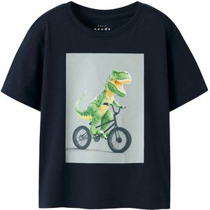 Name It T-Shirt - NmmVoto - Navy Blazer/Dino Fiets - Name It - 3 jaar (98) - T-Shirts