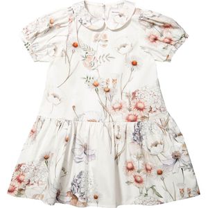 Christina Rohde Jurk - Wit m. Bloemen - Christina Rohde - 5 jaar (110) - Jurk
