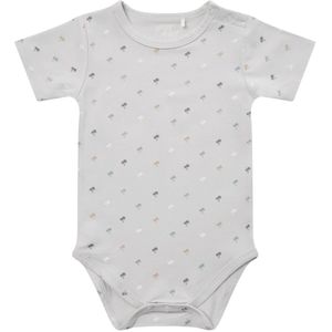 Petit by Sofie Schnoor Romper k/æ - Aske - Lichtblauw m. Palmen - Sofie Schnoor - 56 - Romper S/S