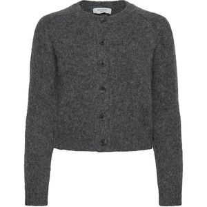 Rosemunde Cardigan - Gebreid - Wol - Medium+ Grey Melange - Rosemunde - 10 jaar (140) - Cardigan