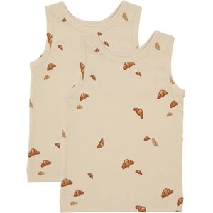 VACVAC Onderhemden - Carl - Rib - 2-pack - Croissant Mini - VACVAC - 3-4 jaar (98-104) - Onderhemd