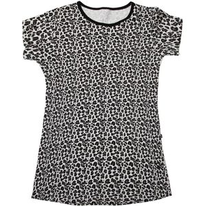 Say-So Nachthemd - Grijs Gevlekt m. Leopard - Say-So - 16 jaar (176) - Nachthemd