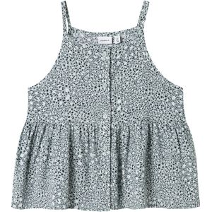 Name It Top - NkfJilli - Strap - Aqua Grijs/Leo - Name It - 7-8 jaar (122-128) - Tanktop