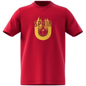 adidas Performance T-Shirt - Spanje - Beter Scarlet - adidas Performance - 10 jaar (140) - T-Shirts