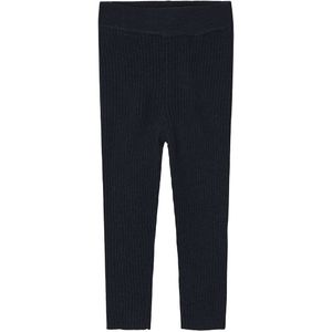 FUB Leggings - Rib - Gebreid - Wol - Dark Navy - FUB - 74 - Leggings