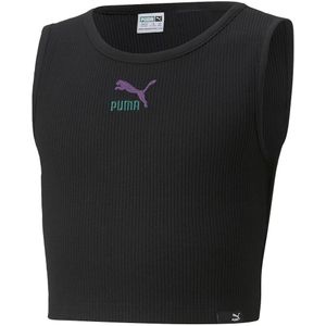 Puma Top - Classic+ GRL Bijgesneden - Zwart - Puma - 6 jaar (116) - Tanktop
