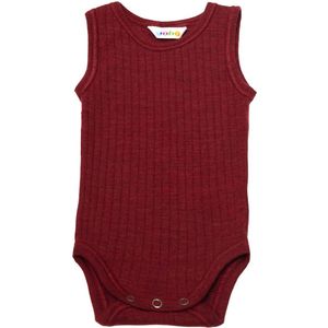 Joha Romper mouwloos - Wol - Bordeaux - Joha - 50 - Romper Mouwloos