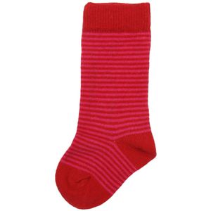 Smallstuff Kniesokken - Rood/Roze Gestreept - Smallstuff - 19/21 - Sokken