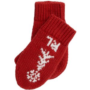 Polo Ralph Lauren Wanten - Rendieren - Gebreid - Rood m. Wit - Polo Ralph Lauren - 9-24 mnd - Wanten