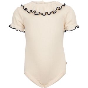 Minimalisma Romper k/æ - Rib - Nynne - Nature/Dark Blue - Minimalisma - 62 - Romper S/S