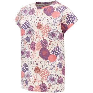 Hummel T-Shirt - hmlCoral - Wit m. Patroon - Hummel - 5 jaar (110) - T-Shirts
