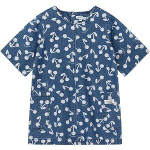 Liewood Spijkerjurk - Angelica - Cherry Blossom/Medium+ Blue Den - Liewood - 1½ jaar (86) - Jurk