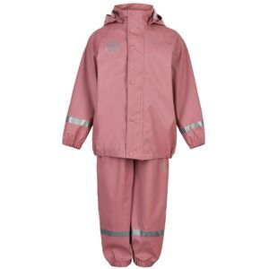 Color Kids Regenkleding m. Bretellen - PU - Oud Rose - Color Kids - 4 jaar (104) - Regenkleding
