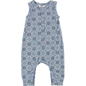Joha Romper m. Voetjes - Wol - Lichtblauw m. Sterren - Joha - 50 - Boxpak