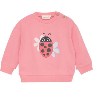 Minymo Sweatshirt - Viscose/Katoen - Strawberry Pink - Minymo - 62 - Sweatshirt