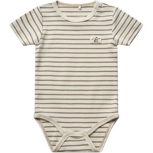 Sofie Schnoor Romper k/æ - Katoen/Viscose - Dusty Green - Sofie Schnoor - 56 - Romper S/S