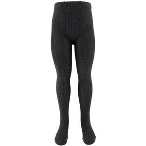 Condor Panty's - Rib - Antraciet Grijs - Condor - 3-6 mnd - Panty's