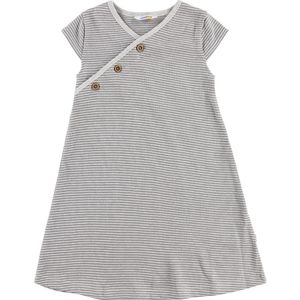 Joha Jurk - Grijs m. Strepe - Joha - 50 - Jurk