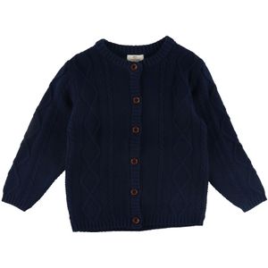 Copenhagen Colors Cardigan - Gebreid - Navy - Copenhagen Colors - 1 jaar (80) - Cardigan