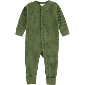 Joha Pyjamapak - Wol - Rib - Donker Olijf - Joha - 50 - Pyjamapak