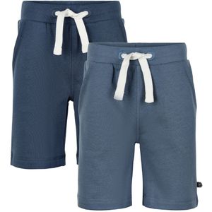 Minymo Sweatshorts - 2-pack - Nieuw Navy - Minymo - 12 jaar (152) - Shorts