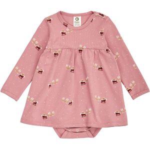Müsli Body met Rok l/s - Kerstmis - Nostalgie Rose/Cabernet/Cond - Müsli - 62 - Romper L/S