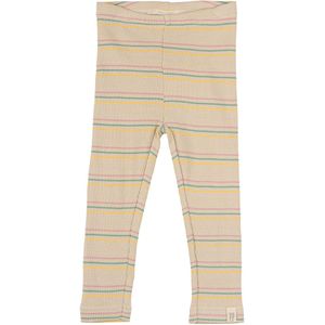 Petit Piao Leggings - Rib - Modaal - Helder Rose Multi Stripe - Petit Piao - 56 - Leggings