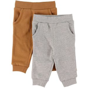 Minymo Joggingbroek - 2-pack - Chipmunk - Minymo - 62 - Broeken - Katoen