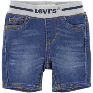 Levis Shorts - Denim - Aantrekken Rib - Blauw - Levis - 12 mnd - Shorts