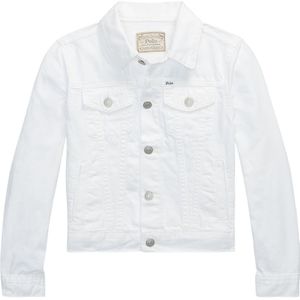 Polo Ralph Lauren Spijkerjas - Bijgesneden - Trucker - Wit - Polo Ralph Lauren - 3 jaar (98) - Spijkerjas