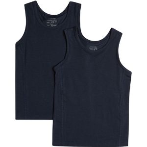Hust and Claire Onderhemd - Falcon - 2-pack - Navy - Hust and Claire - 9 jaar (134) - Onderhemd