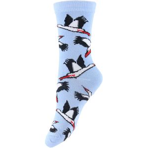 Danefæ Sokken - Deen, Denemarken - Lt Blue Ooievaars - Danefæ - 7-12 jaar (122-152) - Sokken