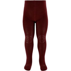 GoBabyGo Anti-lip Panty's - Wol - Wine Rood - GoBabyGo - 6-12 mnd - Panty's